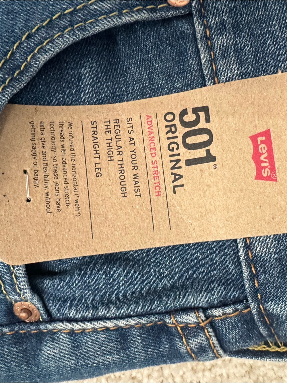 Levi's 501 Original Fit Women’s Jeans - Blue - Picture 4 of 6